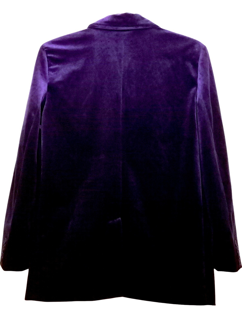Steve Madden Deep Purple Velvet Blazer - Picture 6 of 8